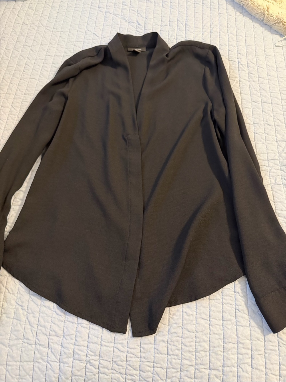 Halogen Black Long Sleeve Blouse – Size Small